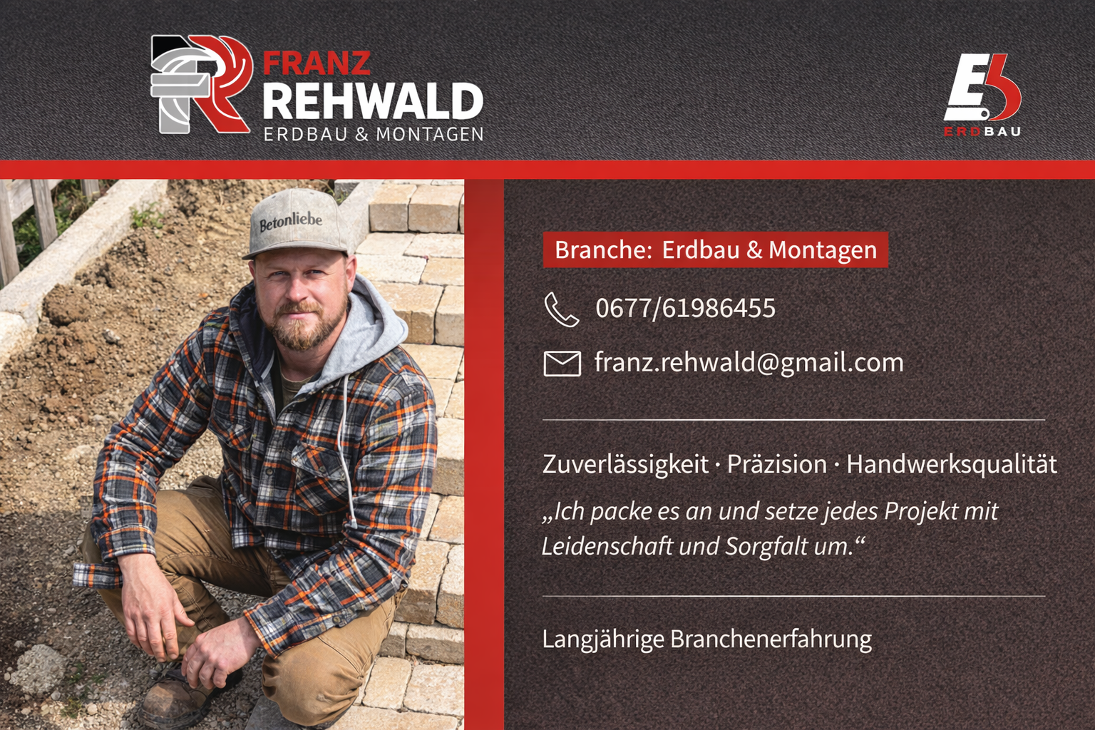 Franz Rehwald – Erdbau & Montagen